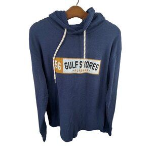 Gulf Shores Alabama Hoodie Size Medium Good Land Supply Pullover Cotton Blend